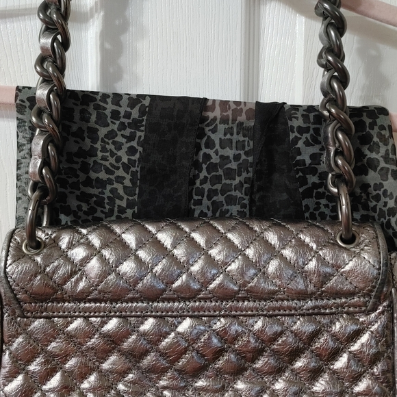 FRANCESCO BIASIA PURSE Quilted Chainlink - Picture 5 of 10